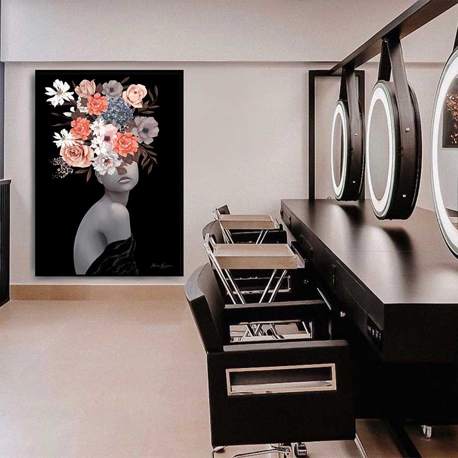 Como usar quadros na Decoração do seu Salão