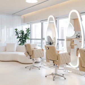 9 boutiq salão de beleza com móveis van de velde e design joe filho arquitetos